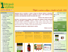 Tablet Screenshot of 1zdrava-vyziva.cz